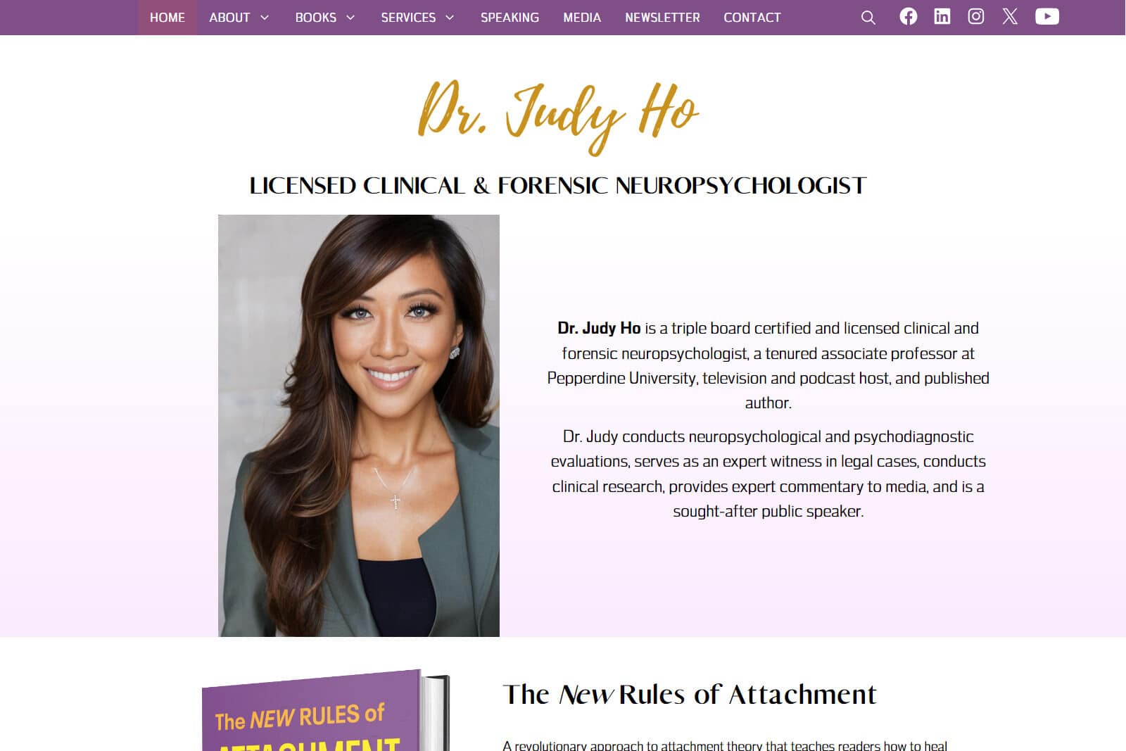 Dr Judy Ho Homepage 2024
