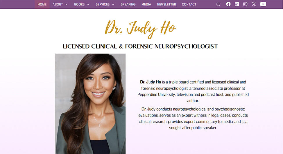 Dr Judy Ho